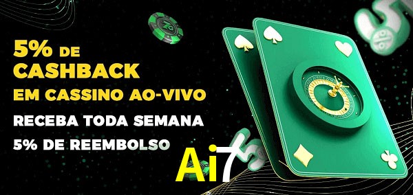 Promoções do cassino ao Vivo Ai7